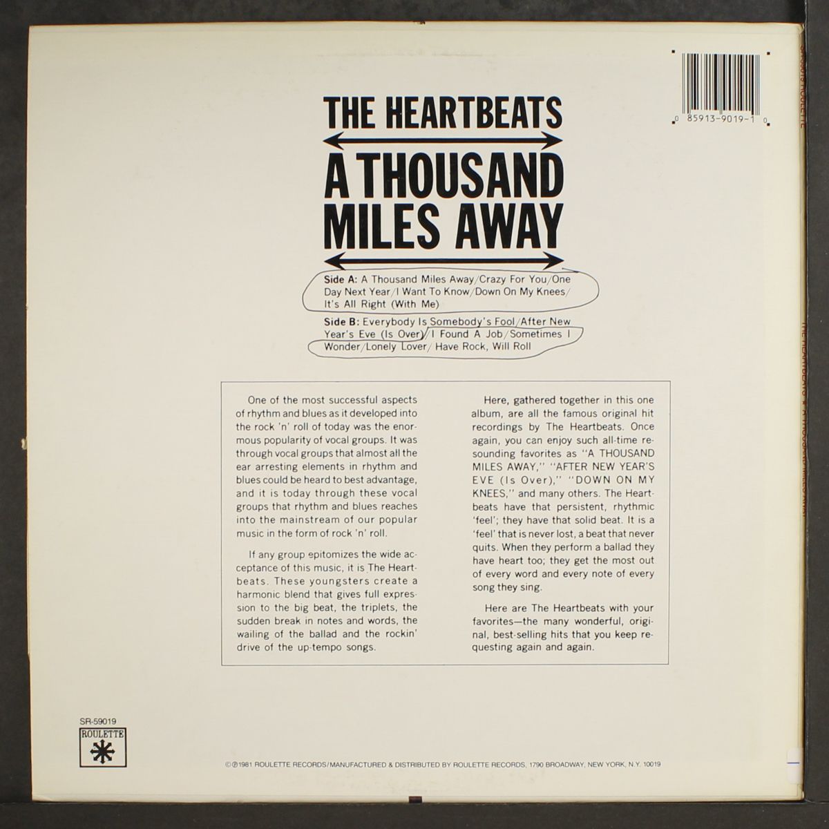 a thousand miles away by HEARTBEATS