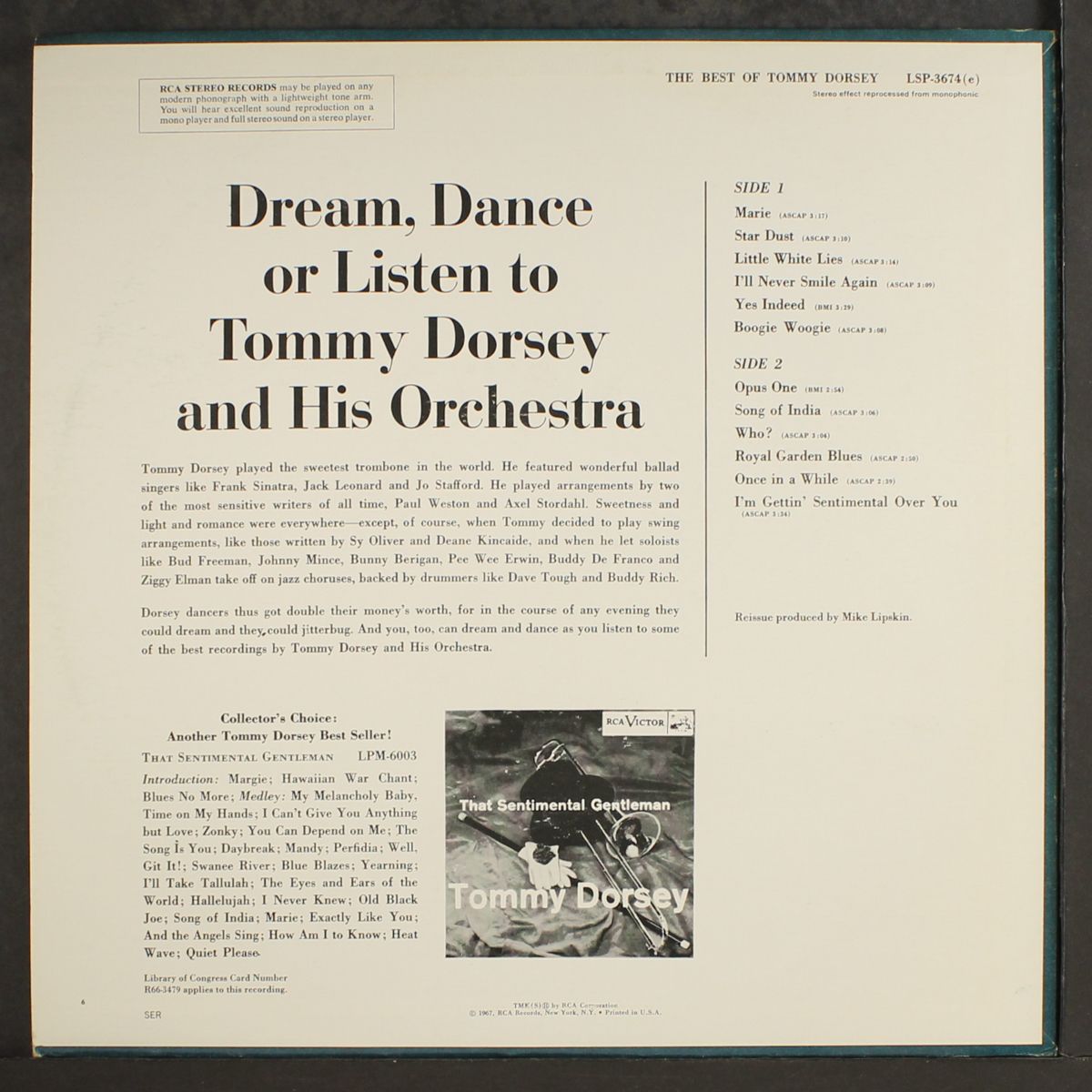 best of by TOMMY DORSEY