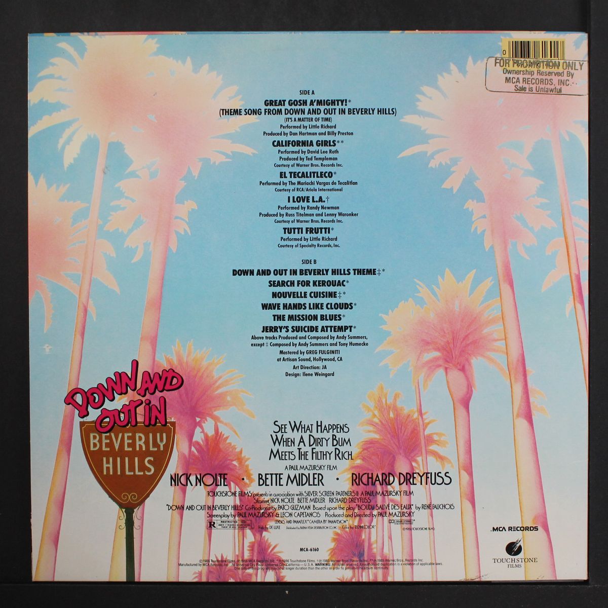 down and out in beverly hills by SOUNDTRACK