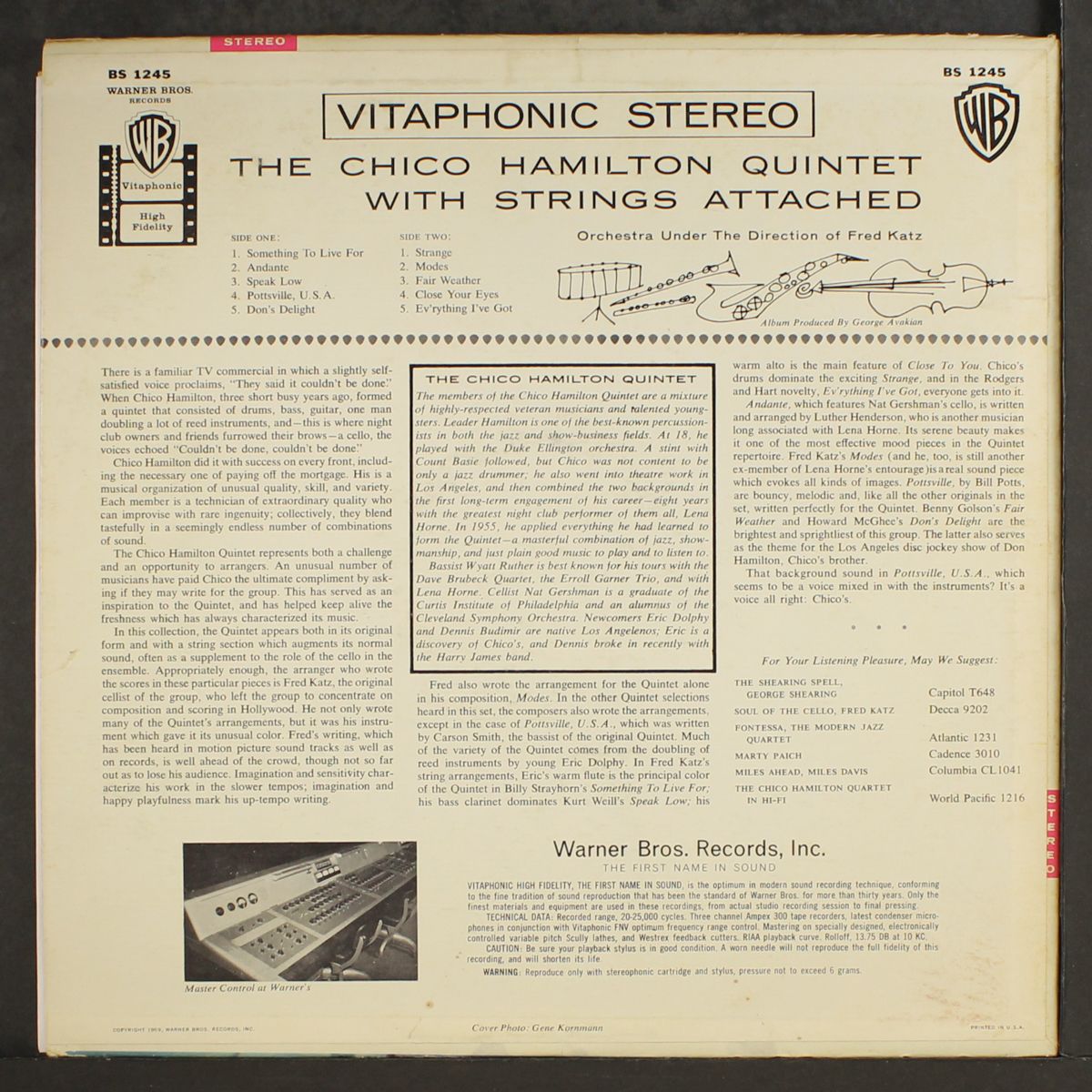 with strings attached by CHICO HAMILTON