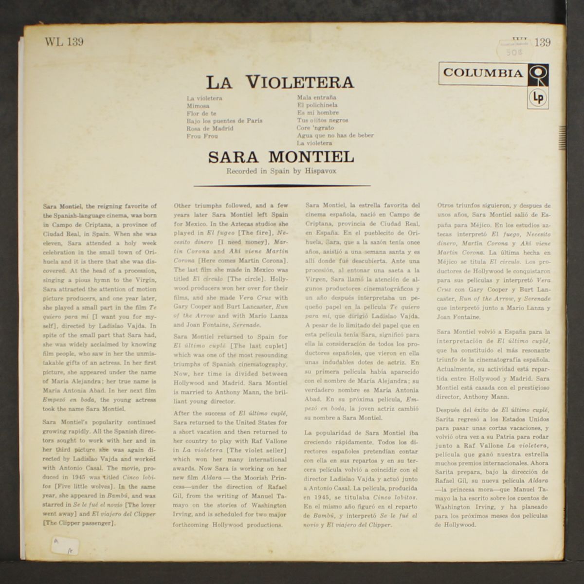la violetera by SOUNDTRACK