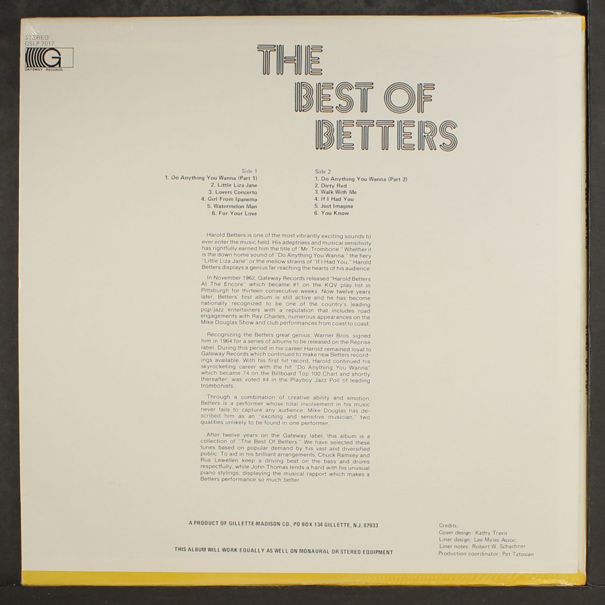 best of by HAROLD BETTERS