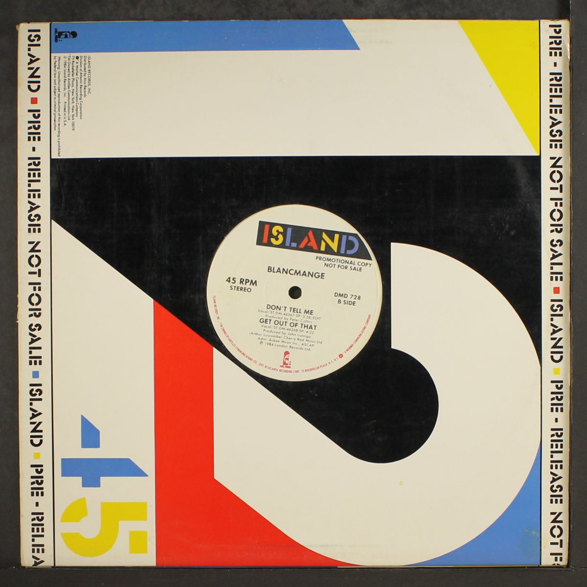 don't tell me / short by BLANCMANGE