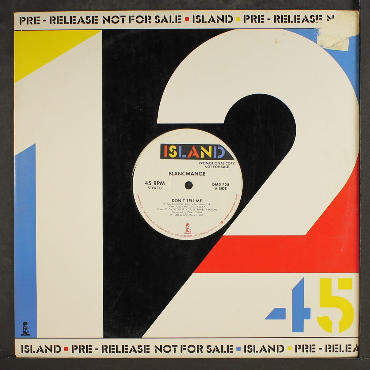 don't tell me / short by BLANCMANGE