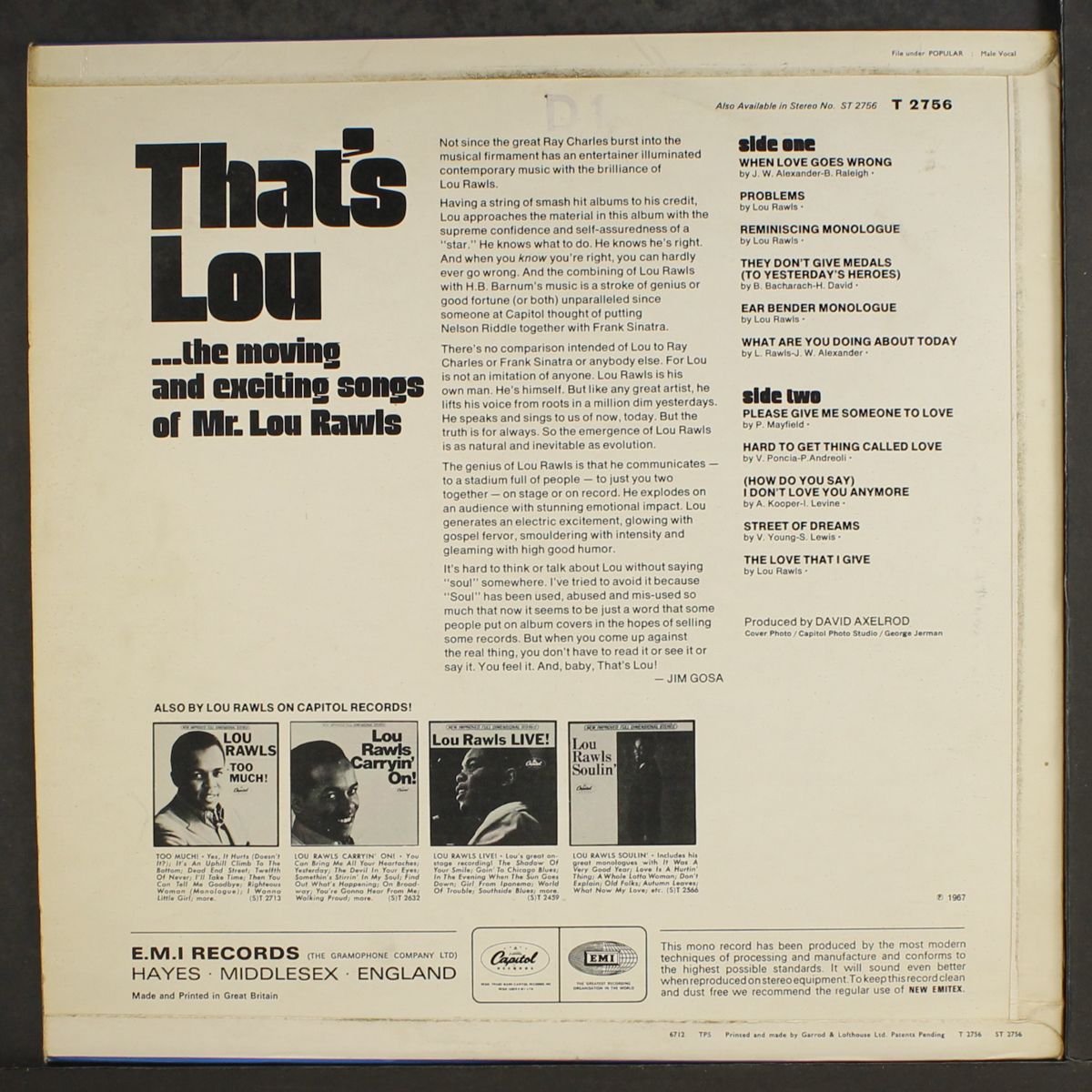 that's lou by LOU RAWLS