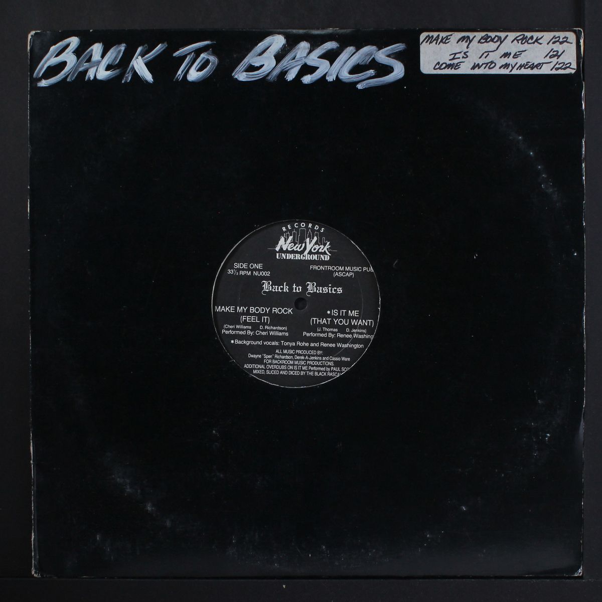 make my body rock by BACK TO BASICS