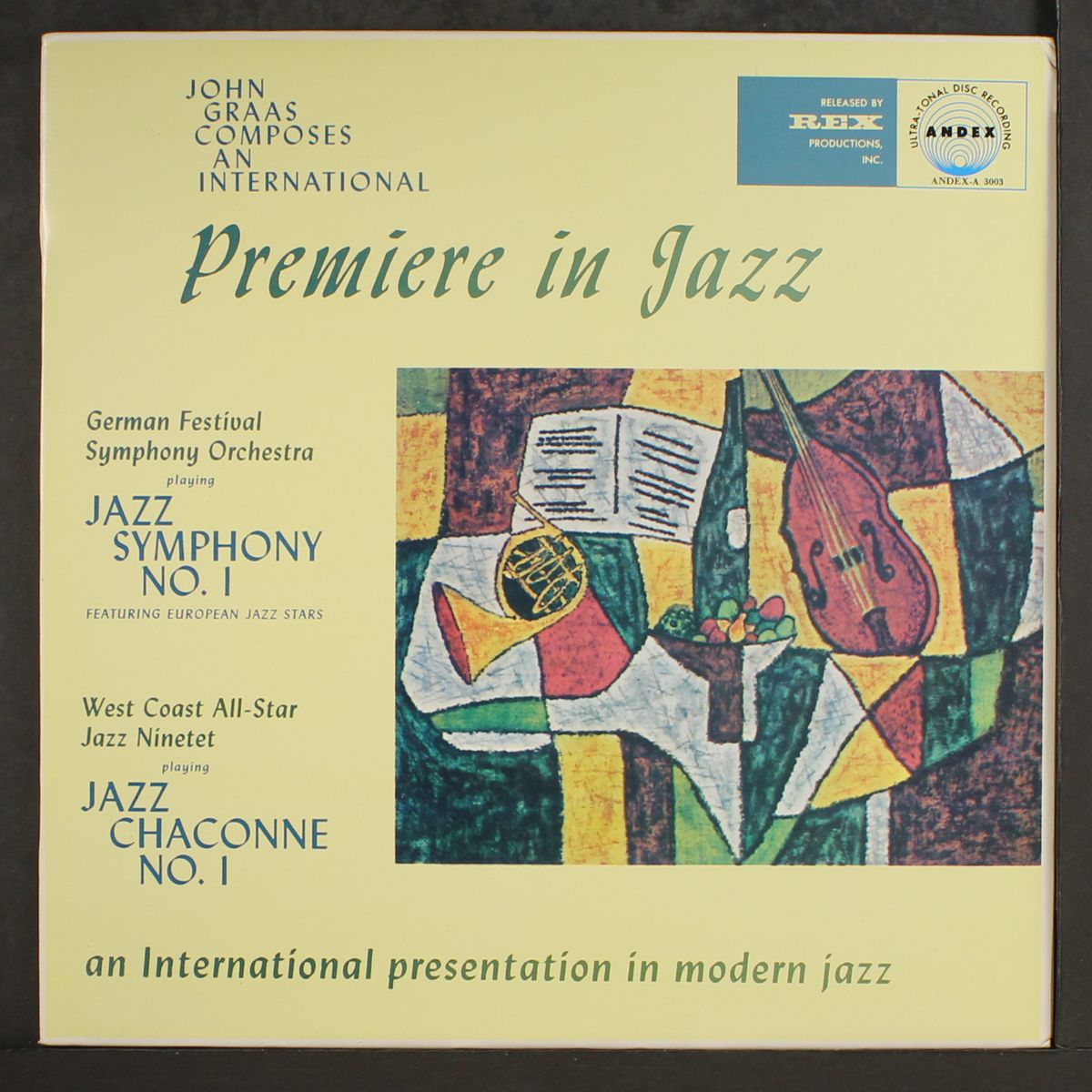 premiere in jazz by JOHN GRAAS