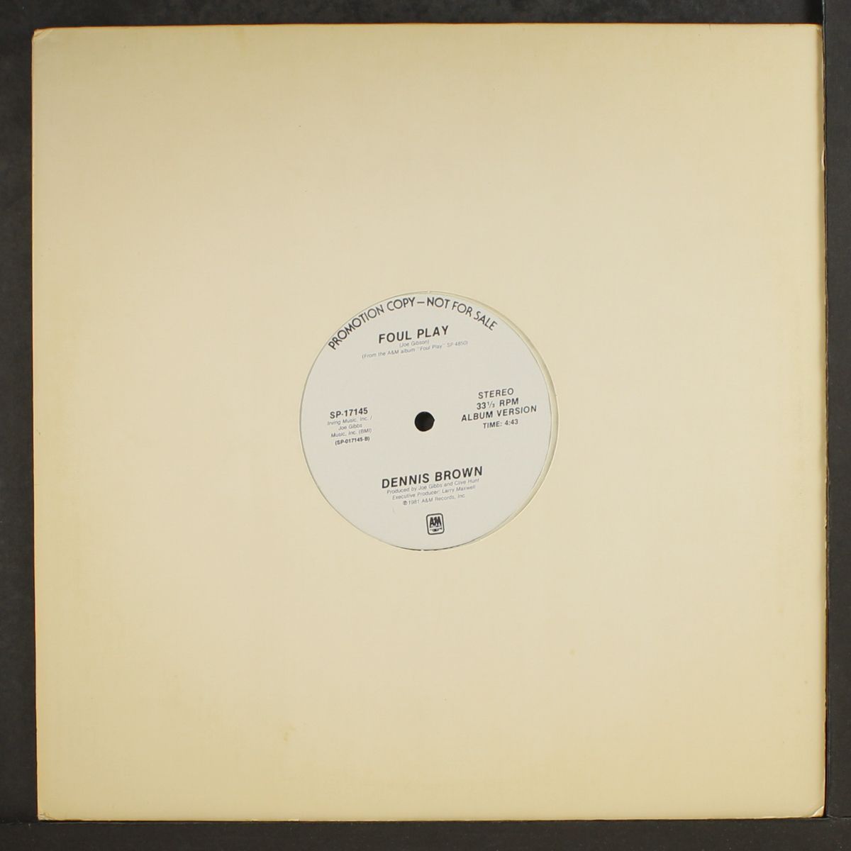 foul play / album version by DENNIS BROWN
