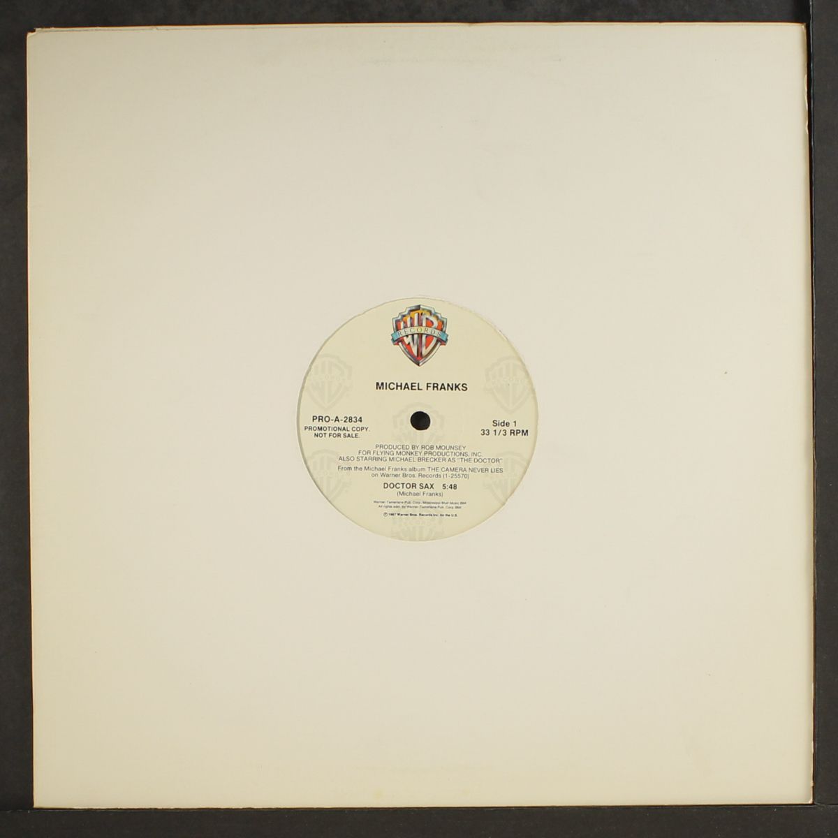 doctor sax / face to face by MICHAEL FRANKS
