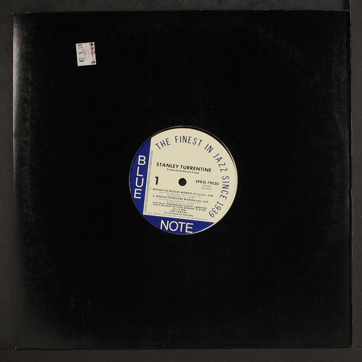 boogie on reggae woman / creepin' by STANLEY TURRENTINE