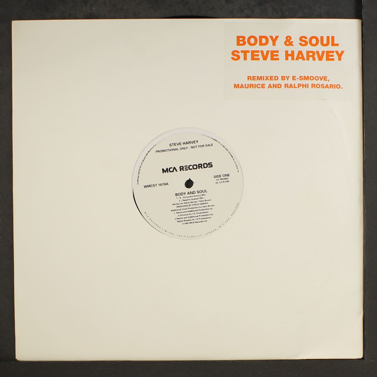 body and soul (4 mixes) by STEVE HARVEY