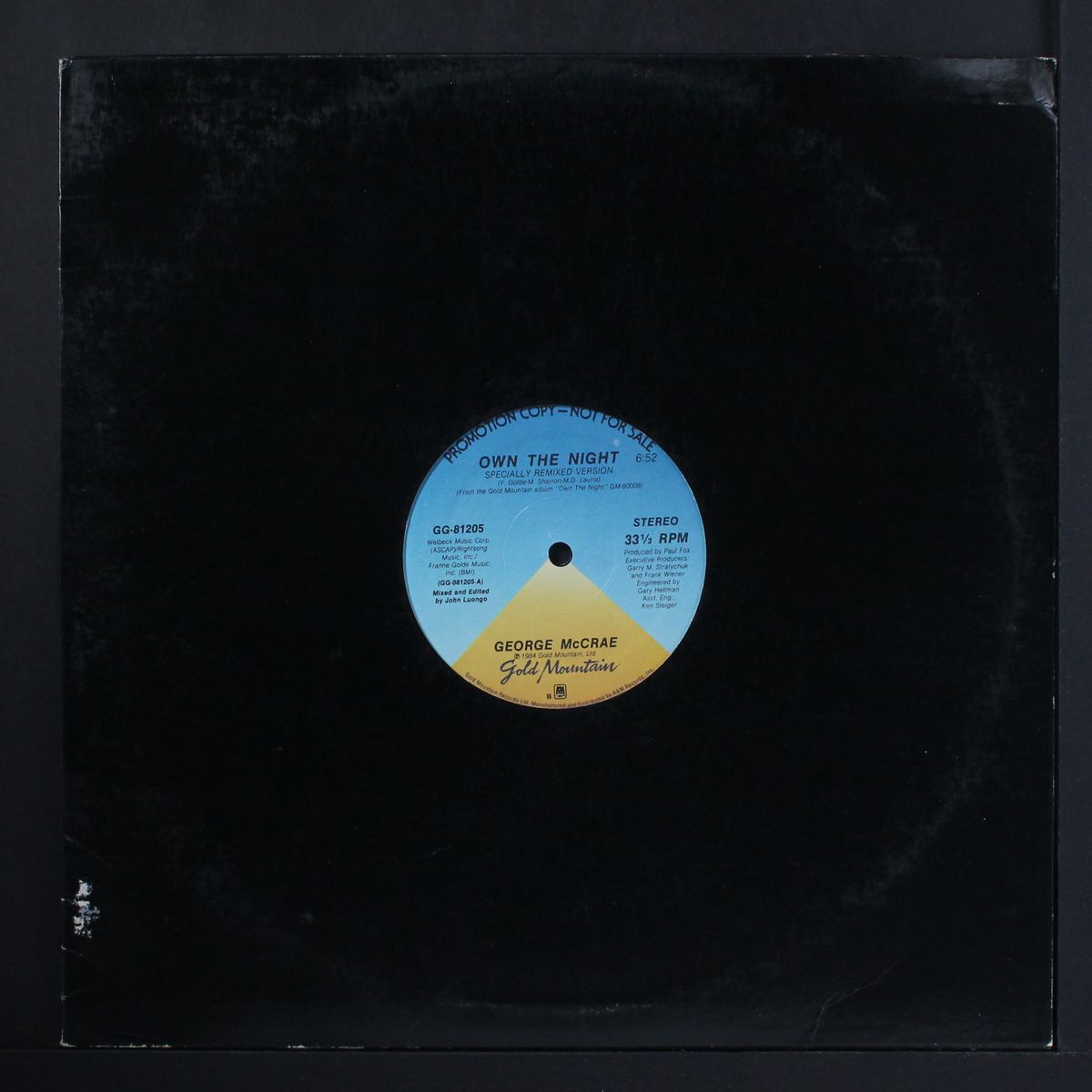 own the night / dub by GEORGE MCCRAE