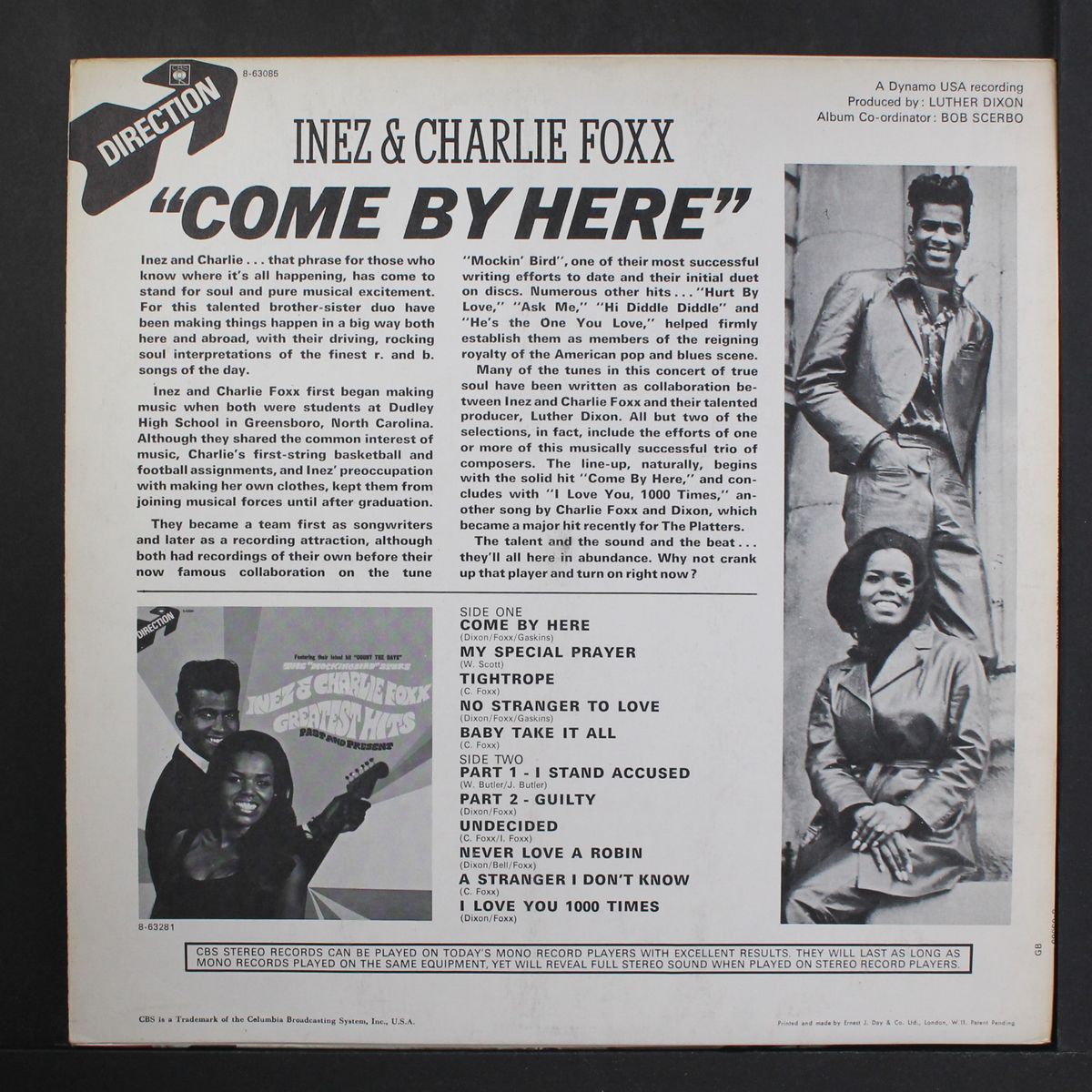 come by here by INEZ & CHARLIE FOXX