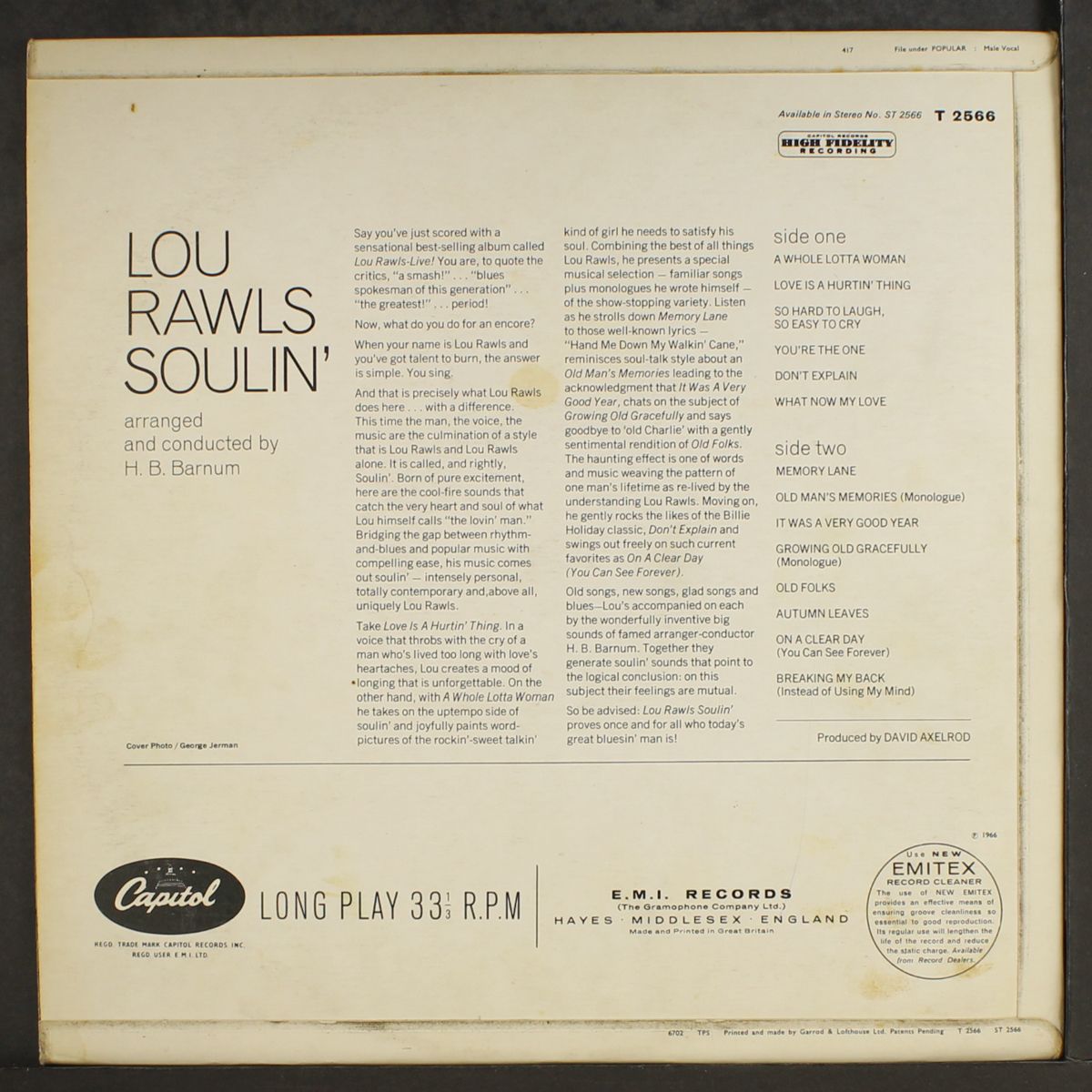 soulin' by LOU RAWLS