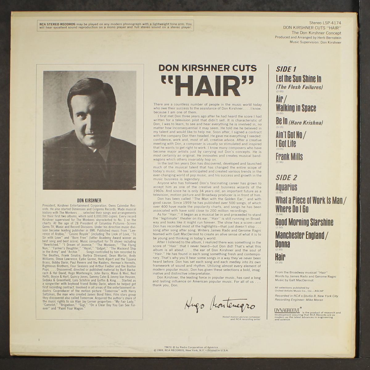 cuts hair by DON KIRSHNER