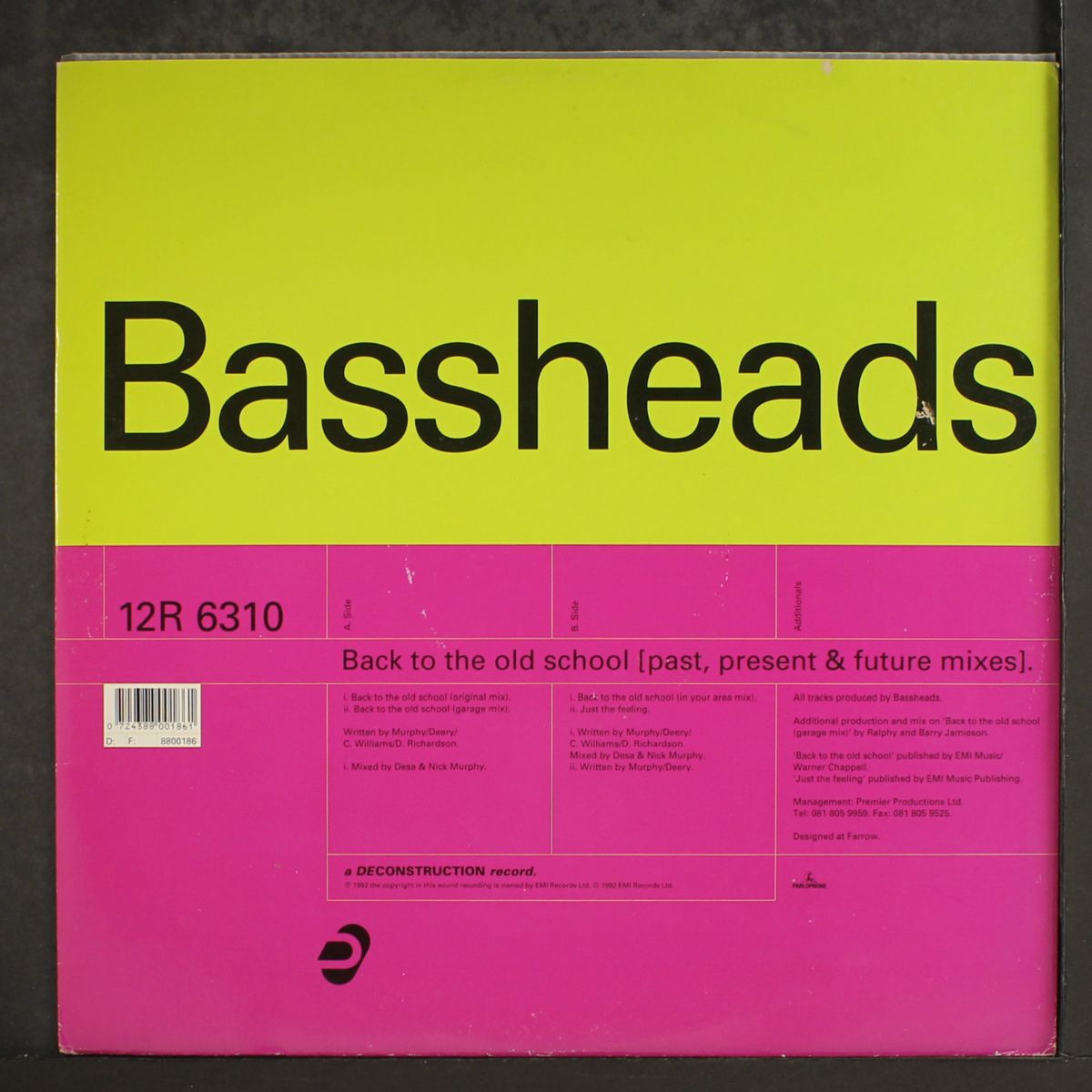 back to the old school by BASSHEADS