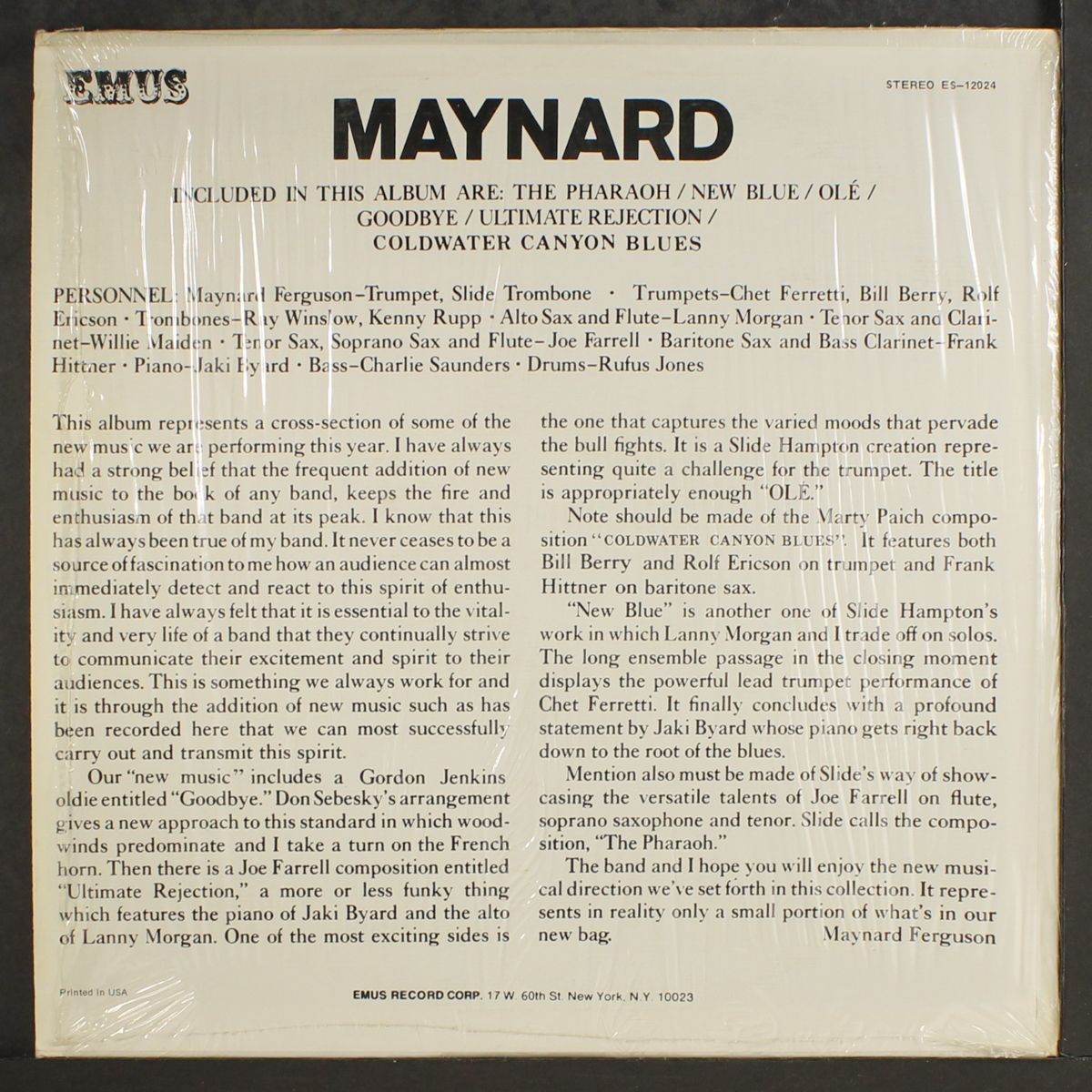 maynard by MAYNARD FERGUSON