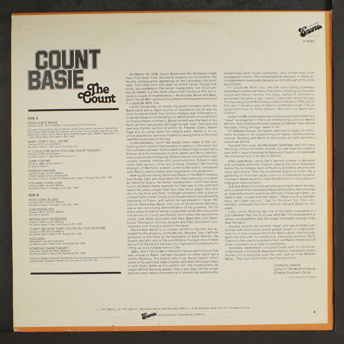 the count by COUNT BASIE