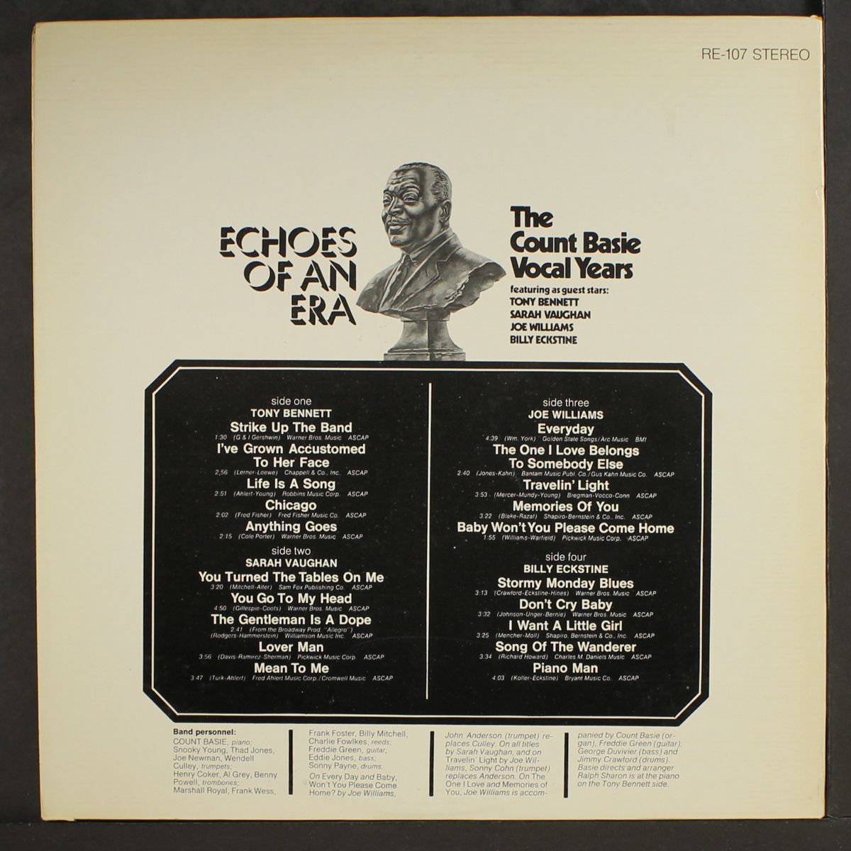 echoes of an era, vocal years by COUNT BASIE