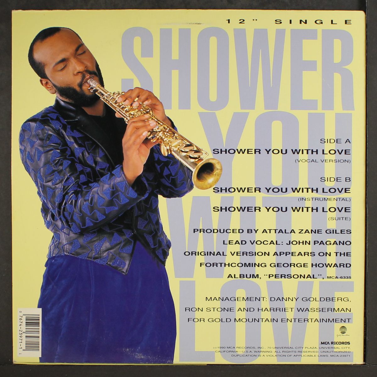 shower you with love by GEORGE HOWARD