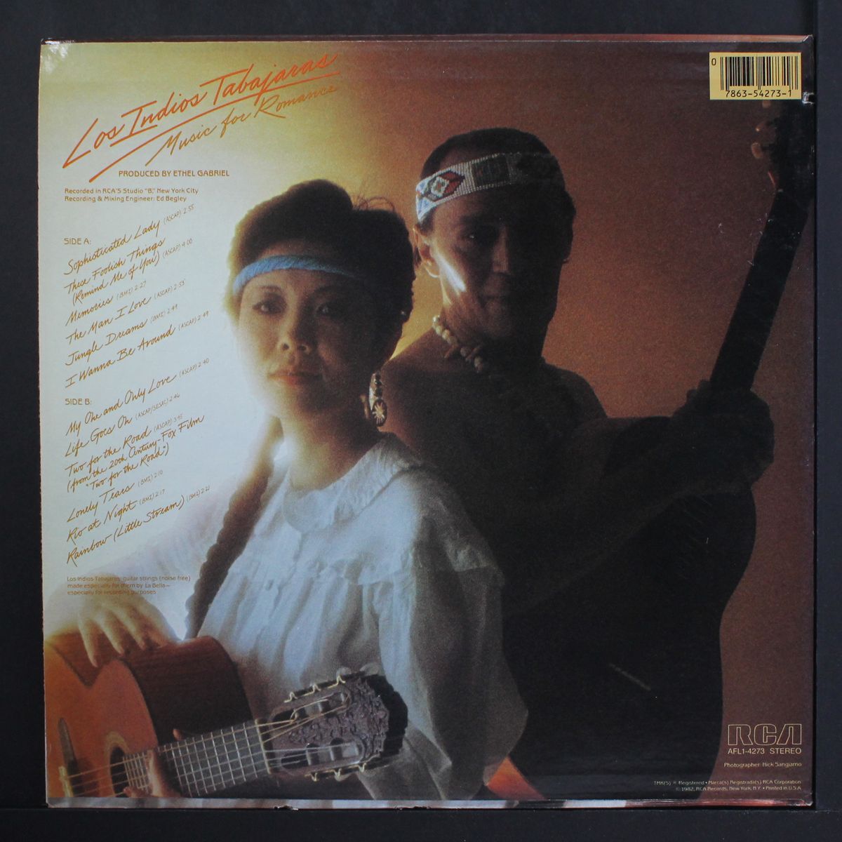 music for romance by LOS INDIOS TABAJARAS