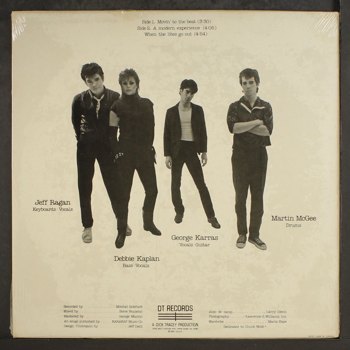 movin' to the beat / a modern experience, when the lites go out by DICK TRACEY
