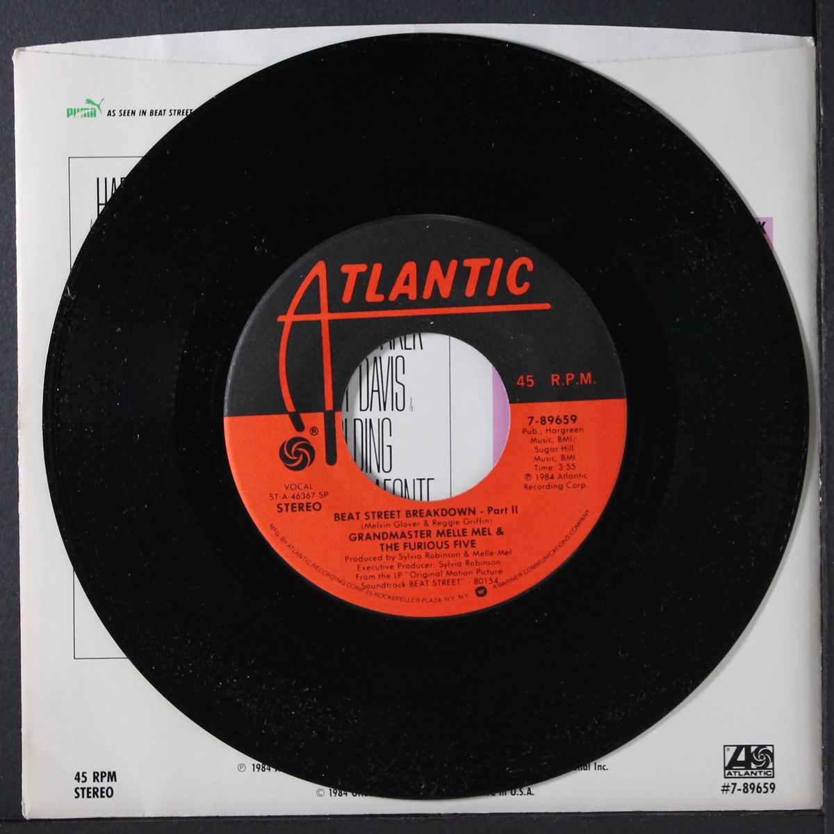 beat street breakdown by GRANDMASTER MELLE MEL & FURIOUS FIVE