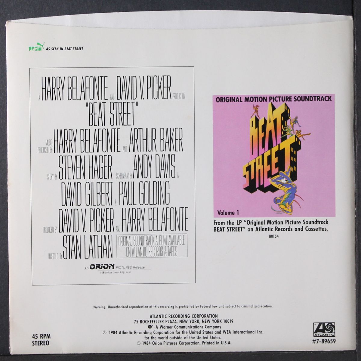 beat street breakdown by GRANDMASTER MELLE MEL & FURIOUS FIVE