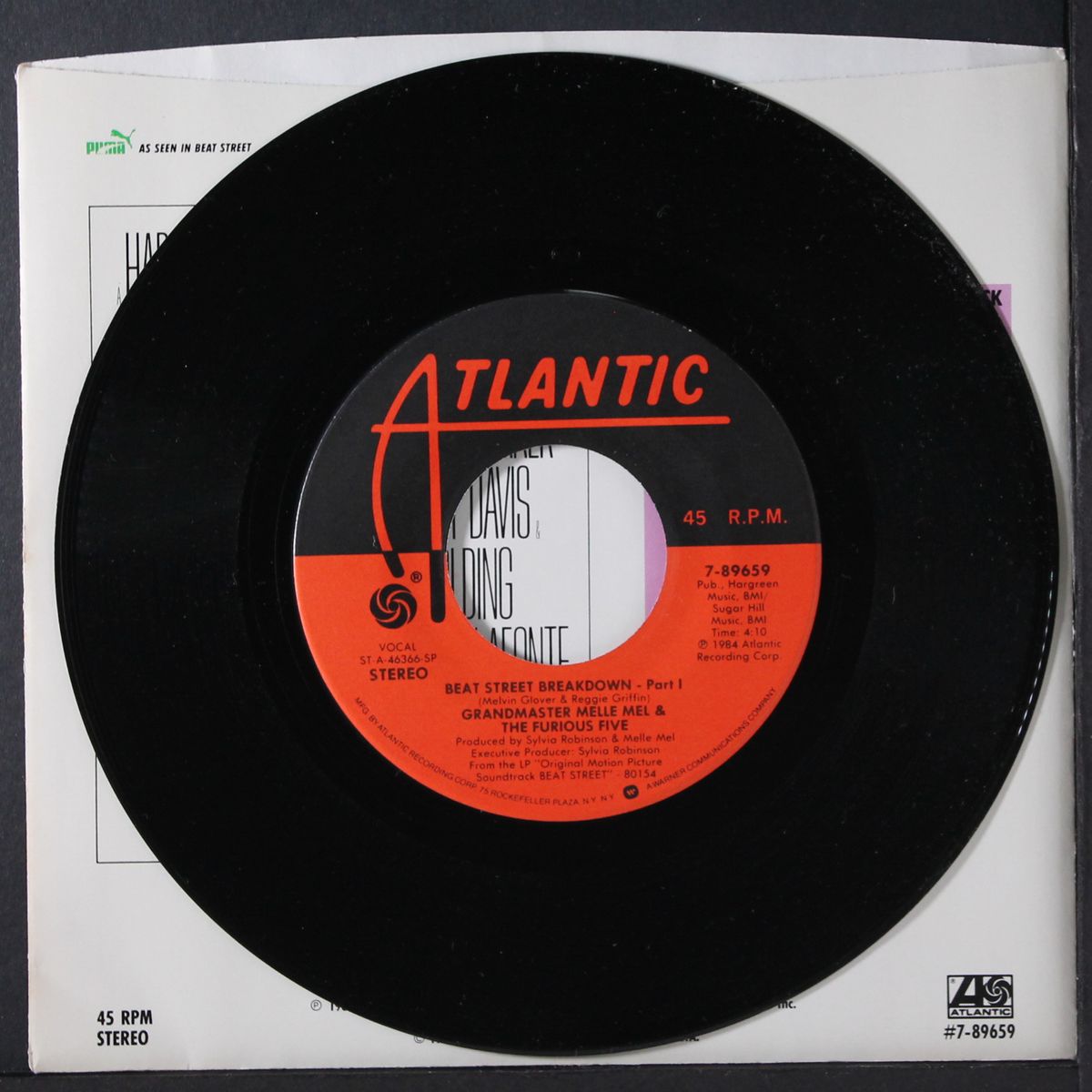 beat street breakdown by GRANDMASTER MELLE MEL & FURIOUS FIVE