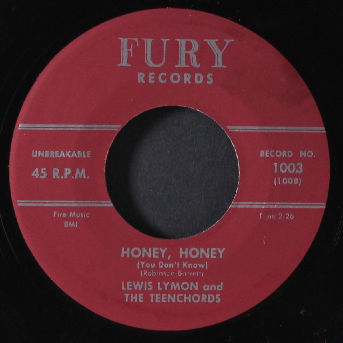 please tell the angels / honey, honey by LEWIS LYMON & TEENCHORDS
