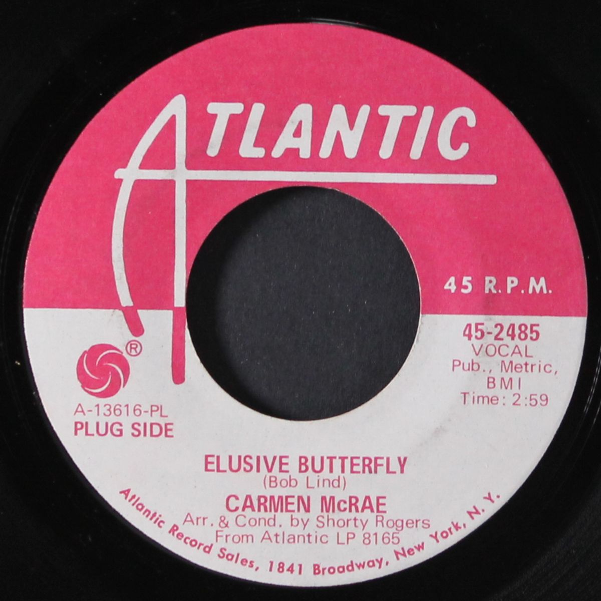 elusive butterfly / i'm always drunk in san francisco by CARMEN MCRAE