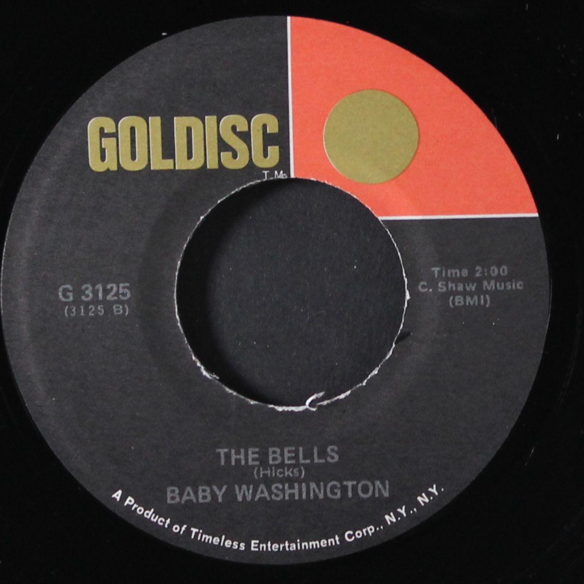 the time / the bells by BABY WASHINGTON