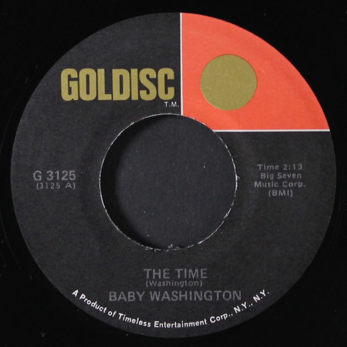 the time / the bells by BABY WASHINGTON