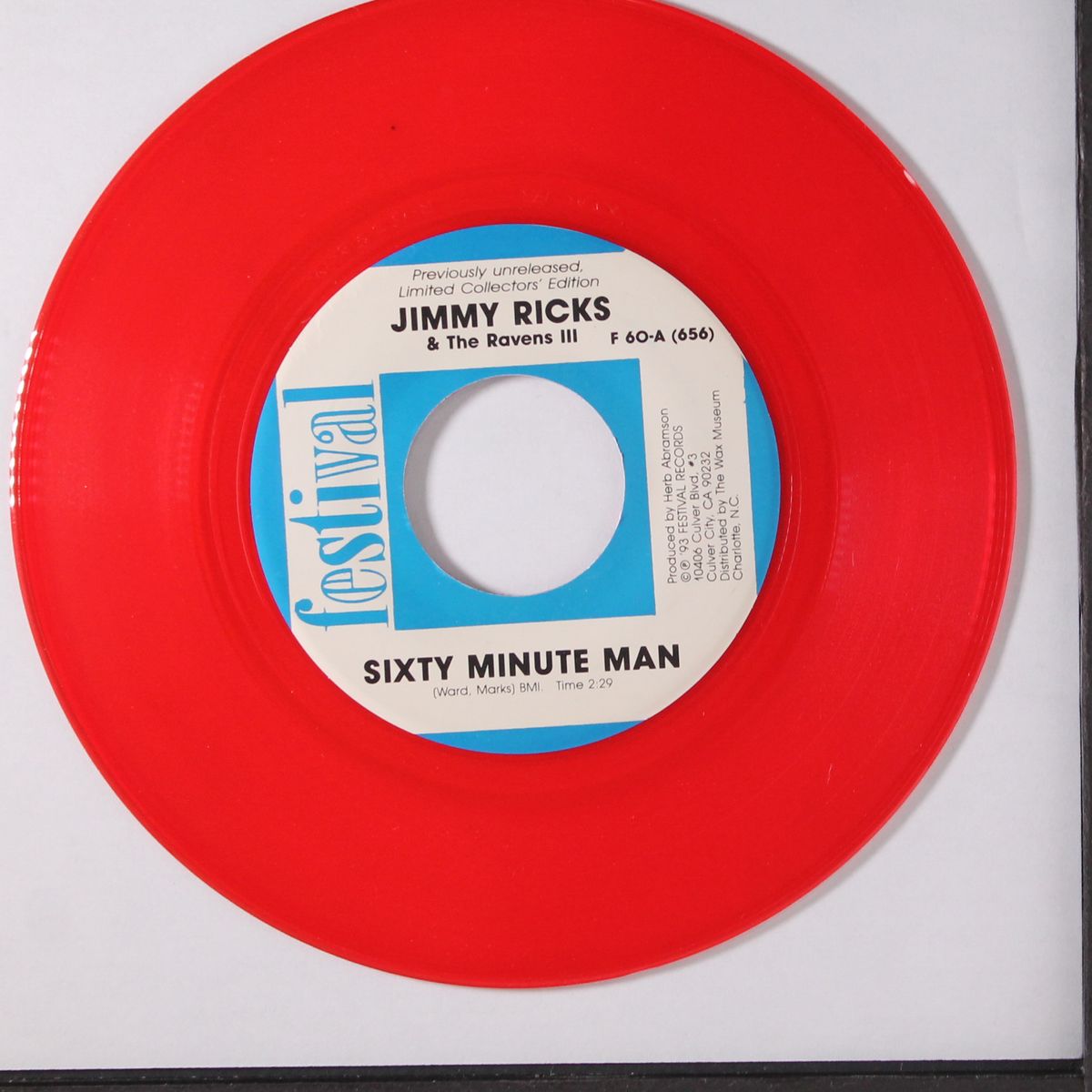 sixty minute man / you've got just what i need by JIMMY RICKS & RAVENS