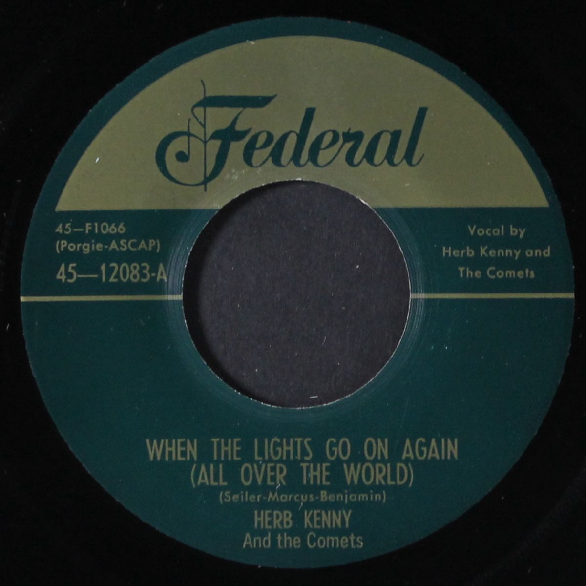 only you / when the lights go on again by HERB KENNY & COMETS