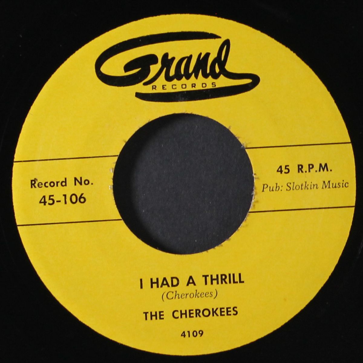 rainbow of love / i had a thrill by CHEROKEES