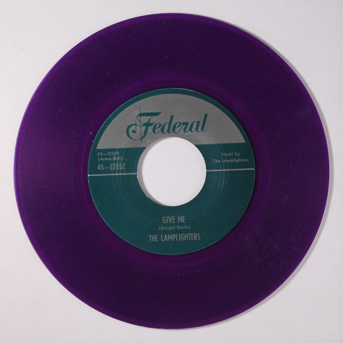 give me / be-bop wino by LAMPLIGHTERS