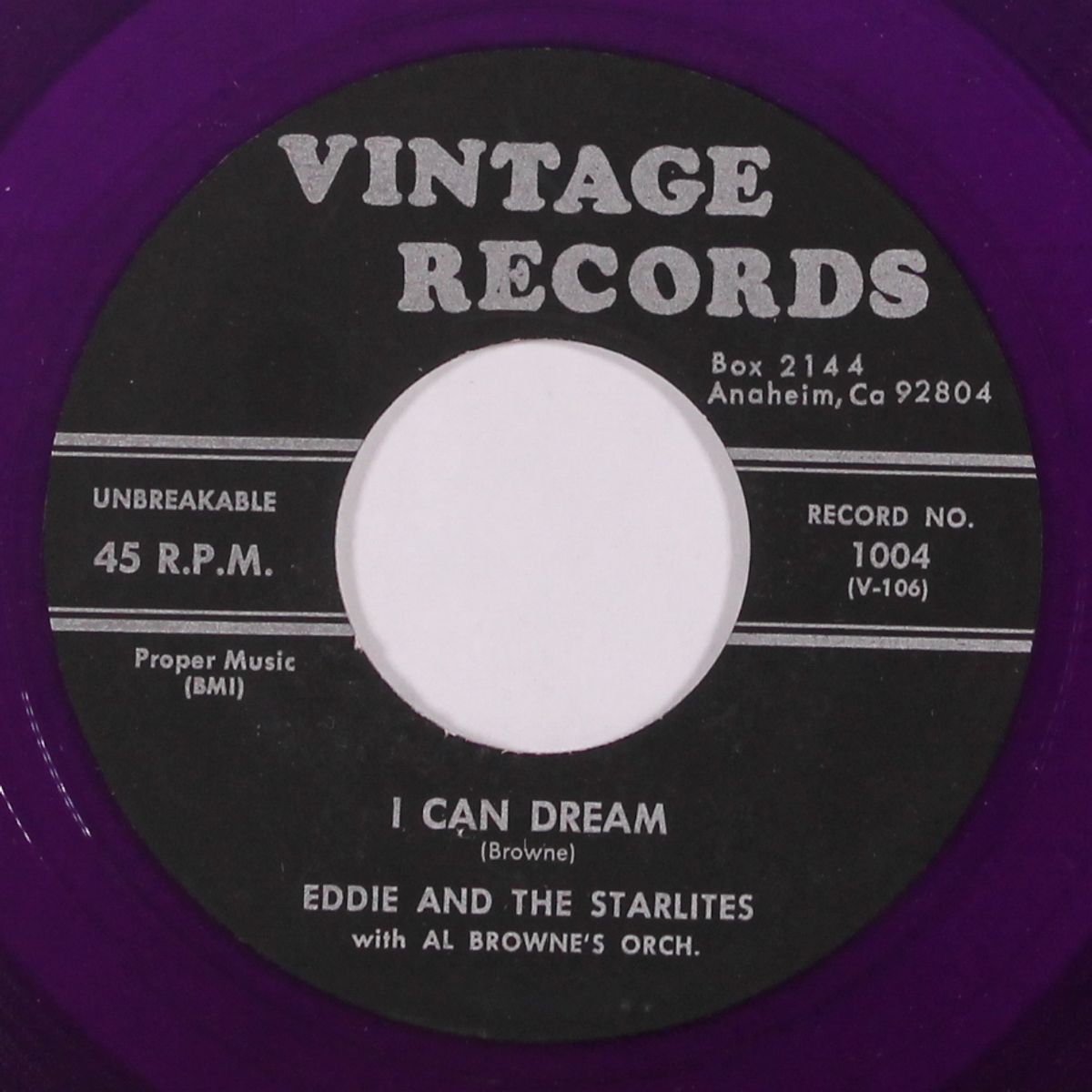 i can dream / you told me so by EDDIE & STARLITES