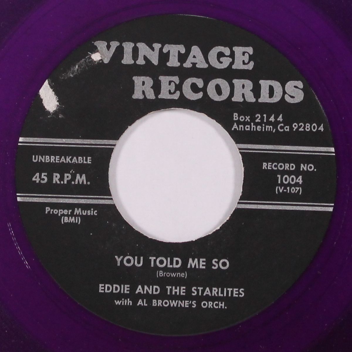 i can dream / you told me so by EDDIE & STARLITES