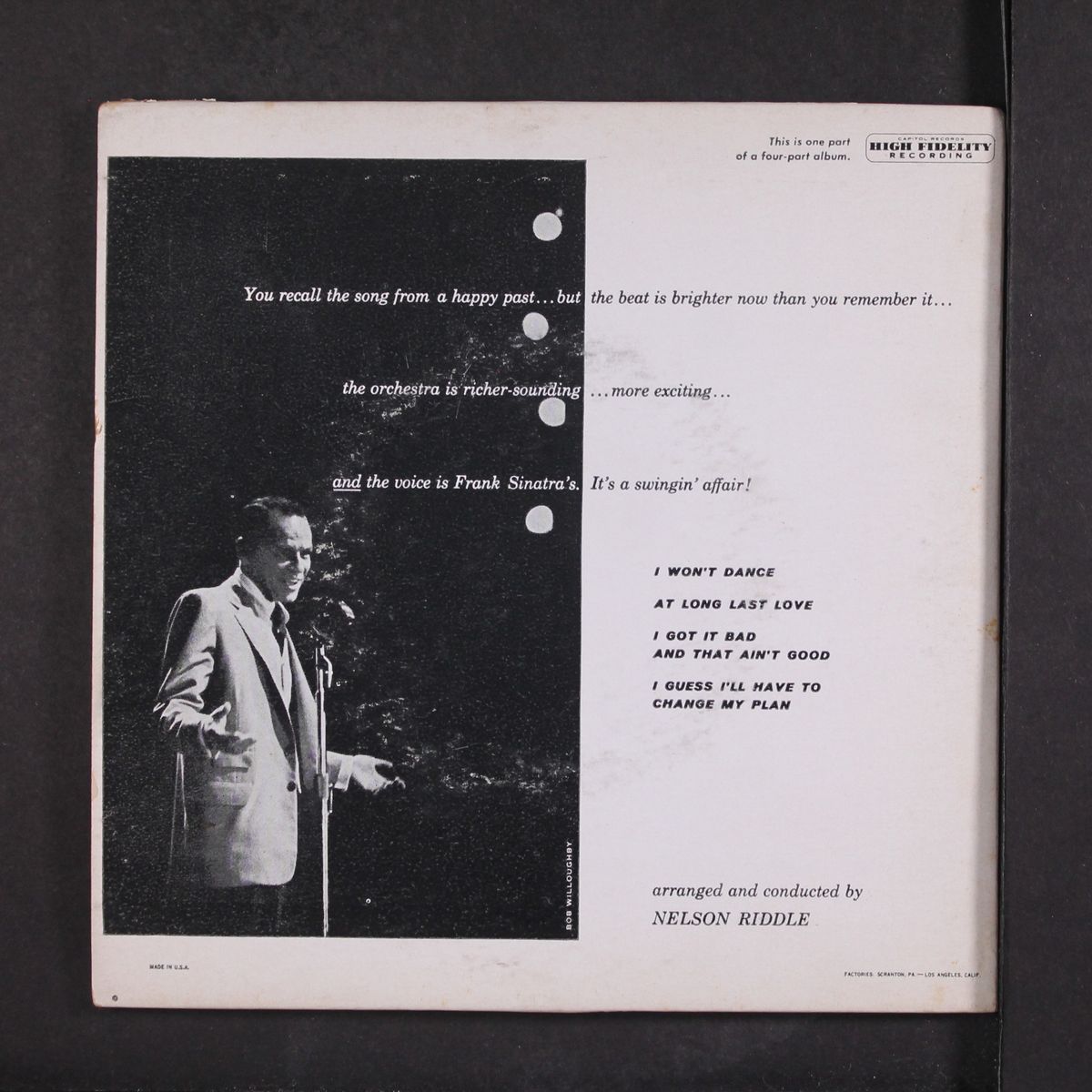 a swingin' affair!, part 2 by FRANK SINATRA