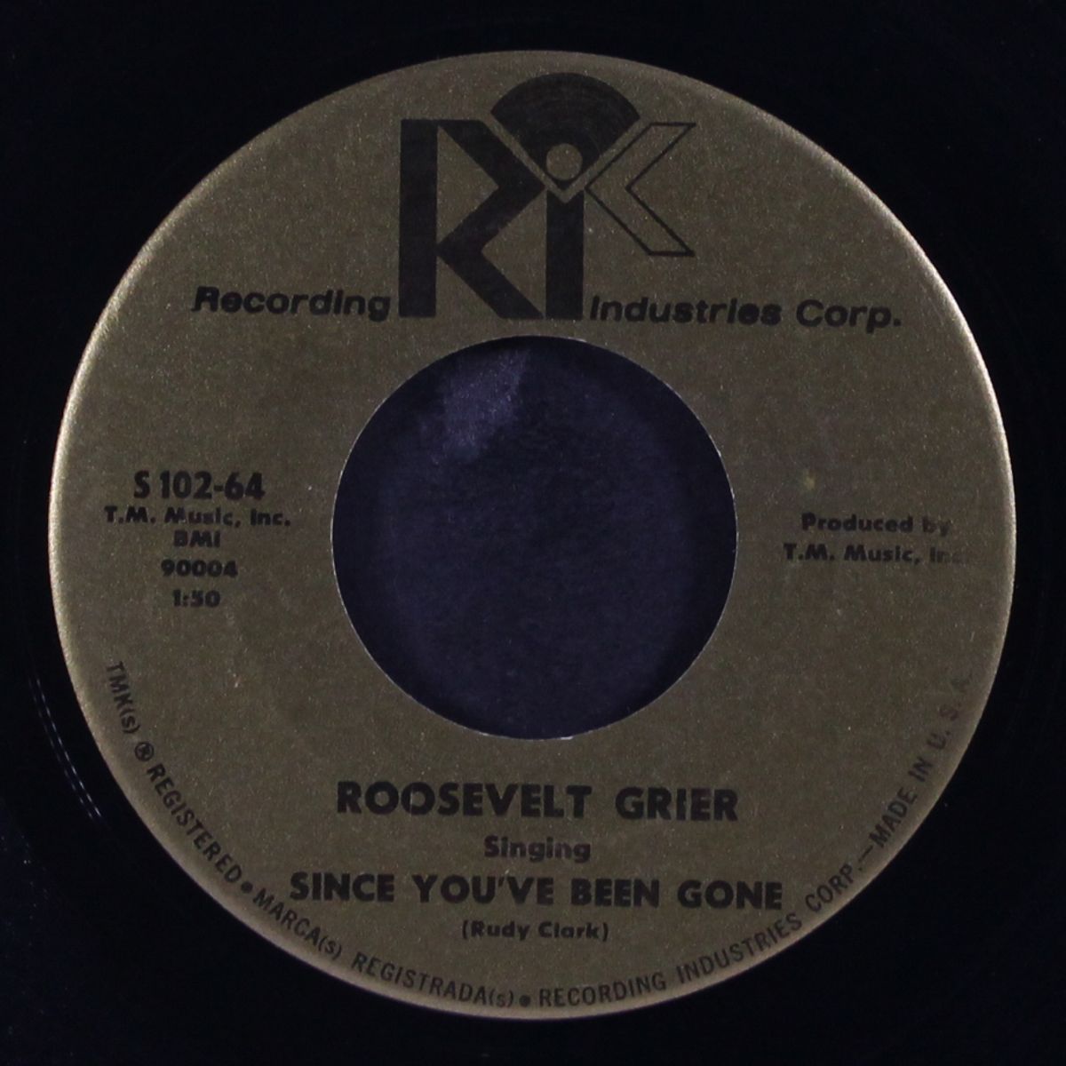 since you've been gone / fool, fool, fool by ROOSEVELT GRIER