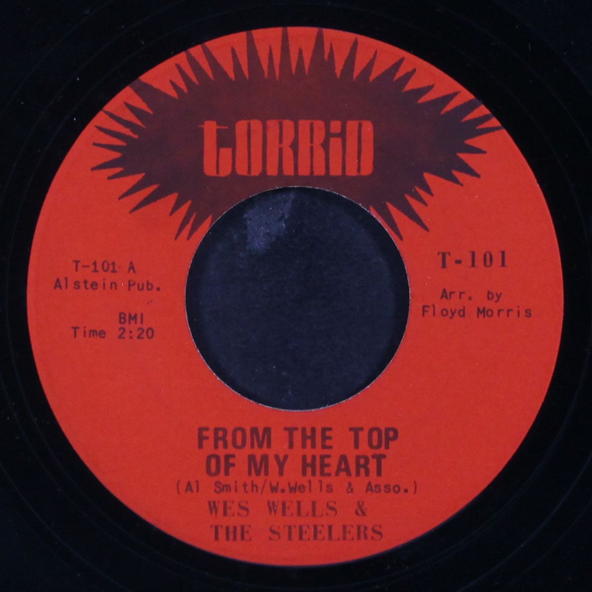 from the top of my heart / it must be love by WES WELLS & STEELERS