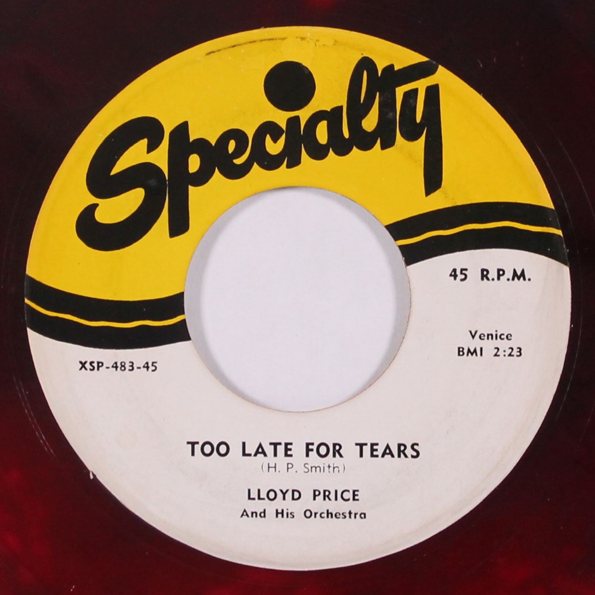 let me come home, baby / too late for tears by LLOYD PRICE