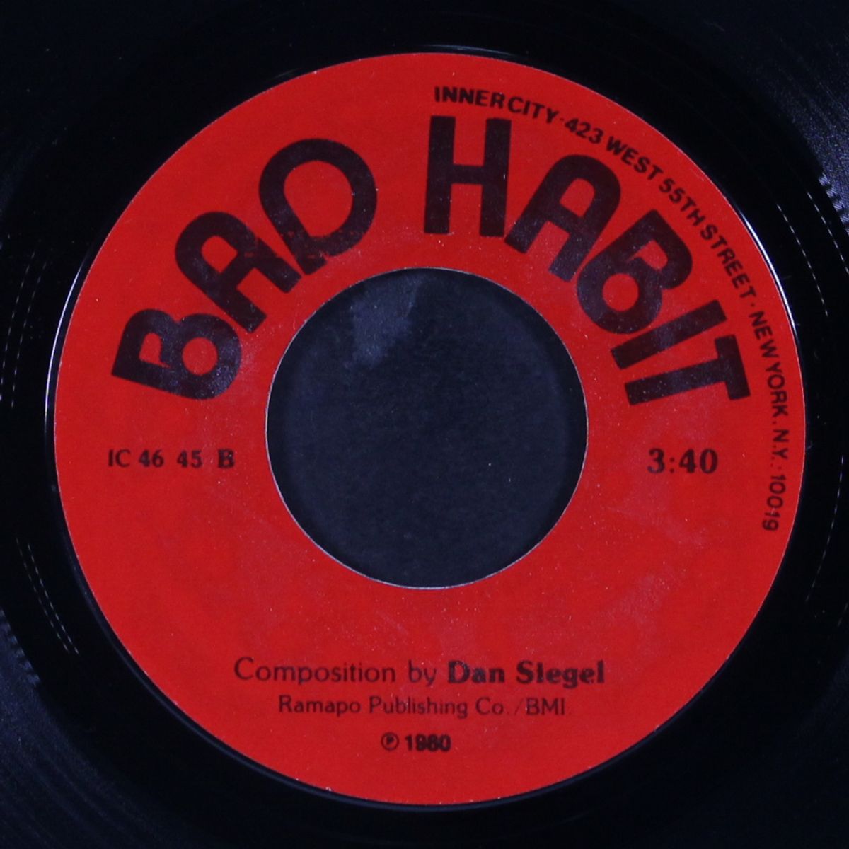 friday / bad habit by DAN SIEGEL
