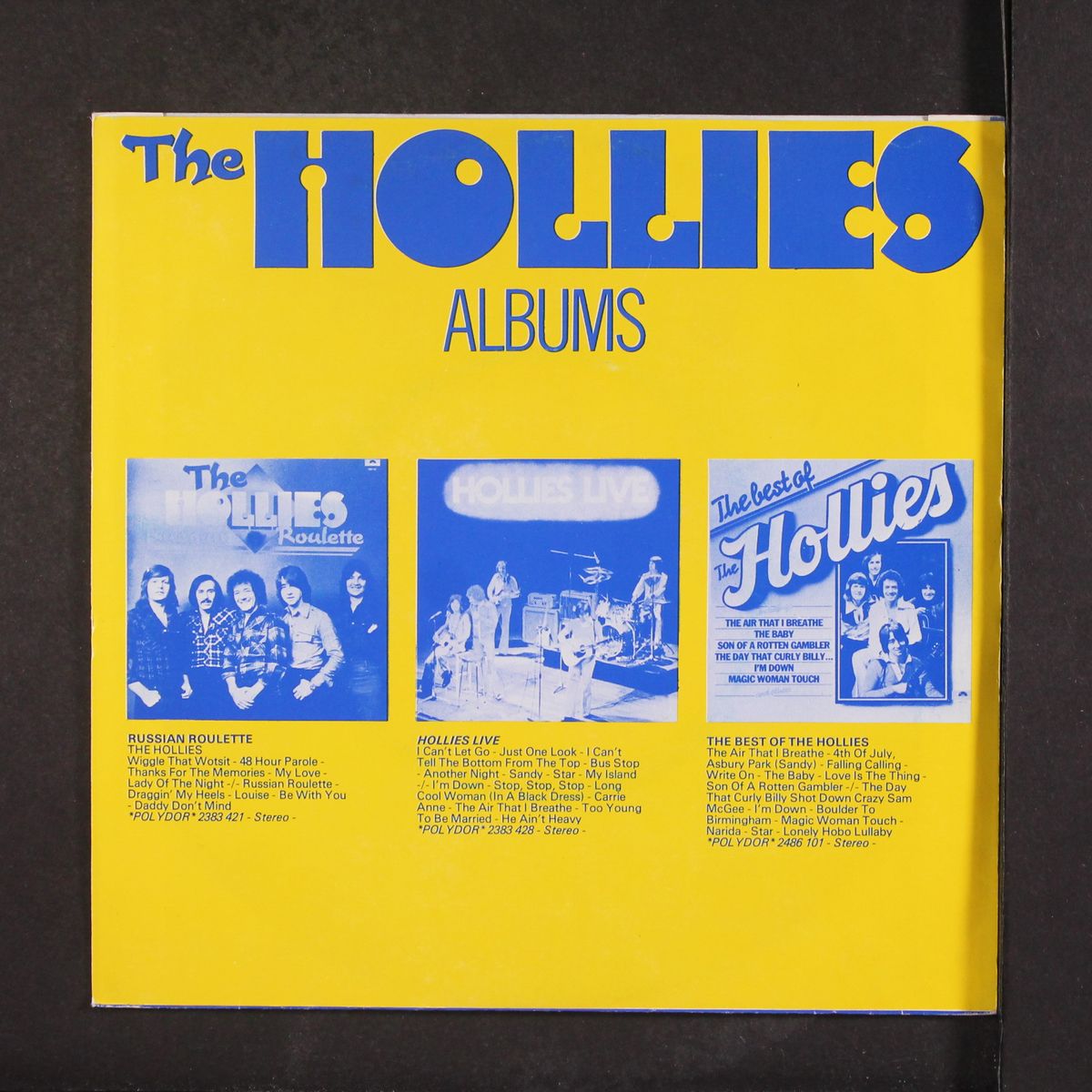 hello to romance by HOLLIES