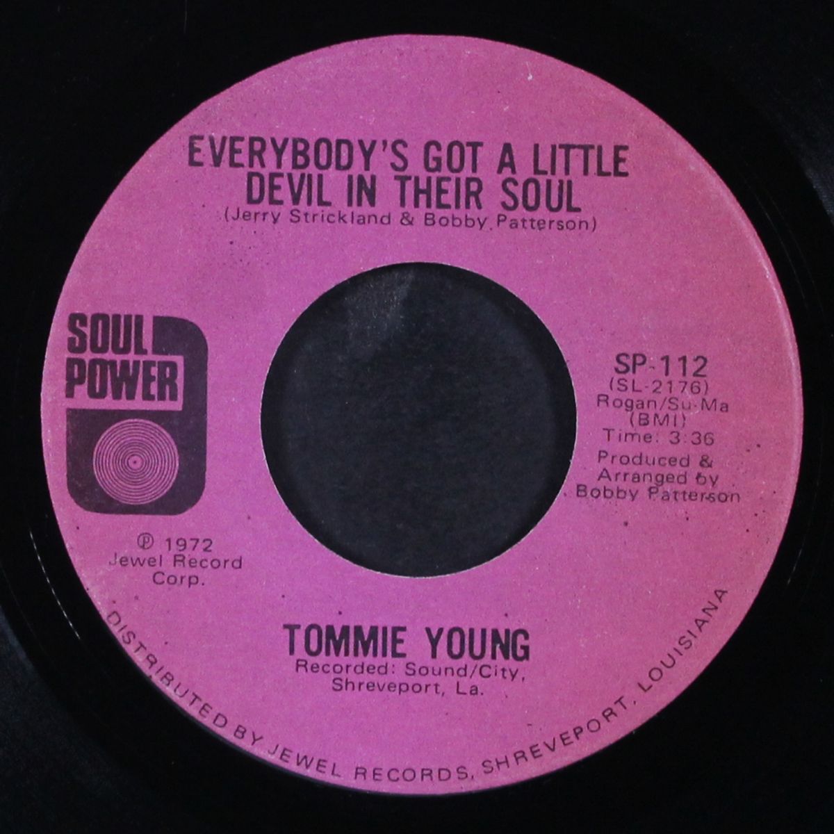 everybody's got a little devil in their soul / do you still feel the s by TOMMIE YOUNG