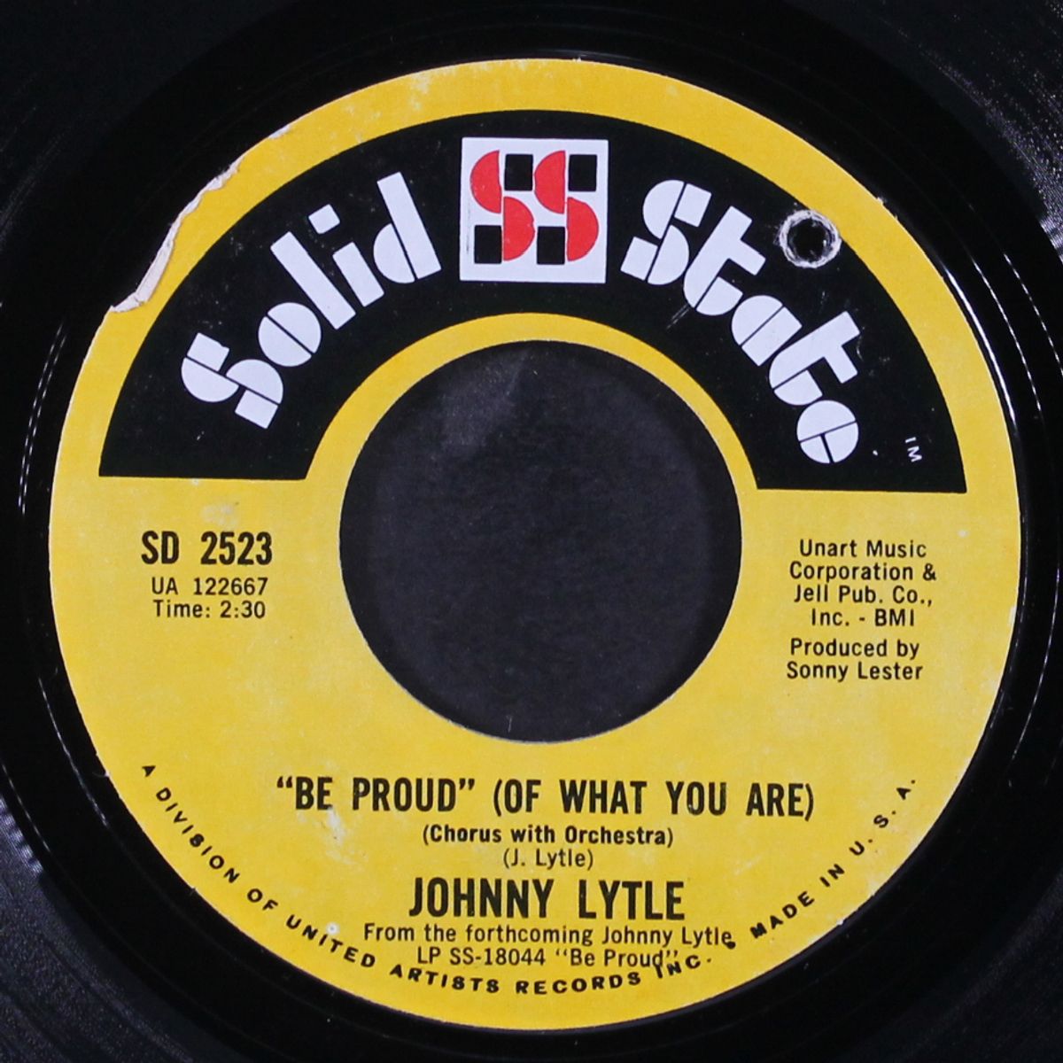 be proud / you've got to love the world by JOHNNY LYTLE
