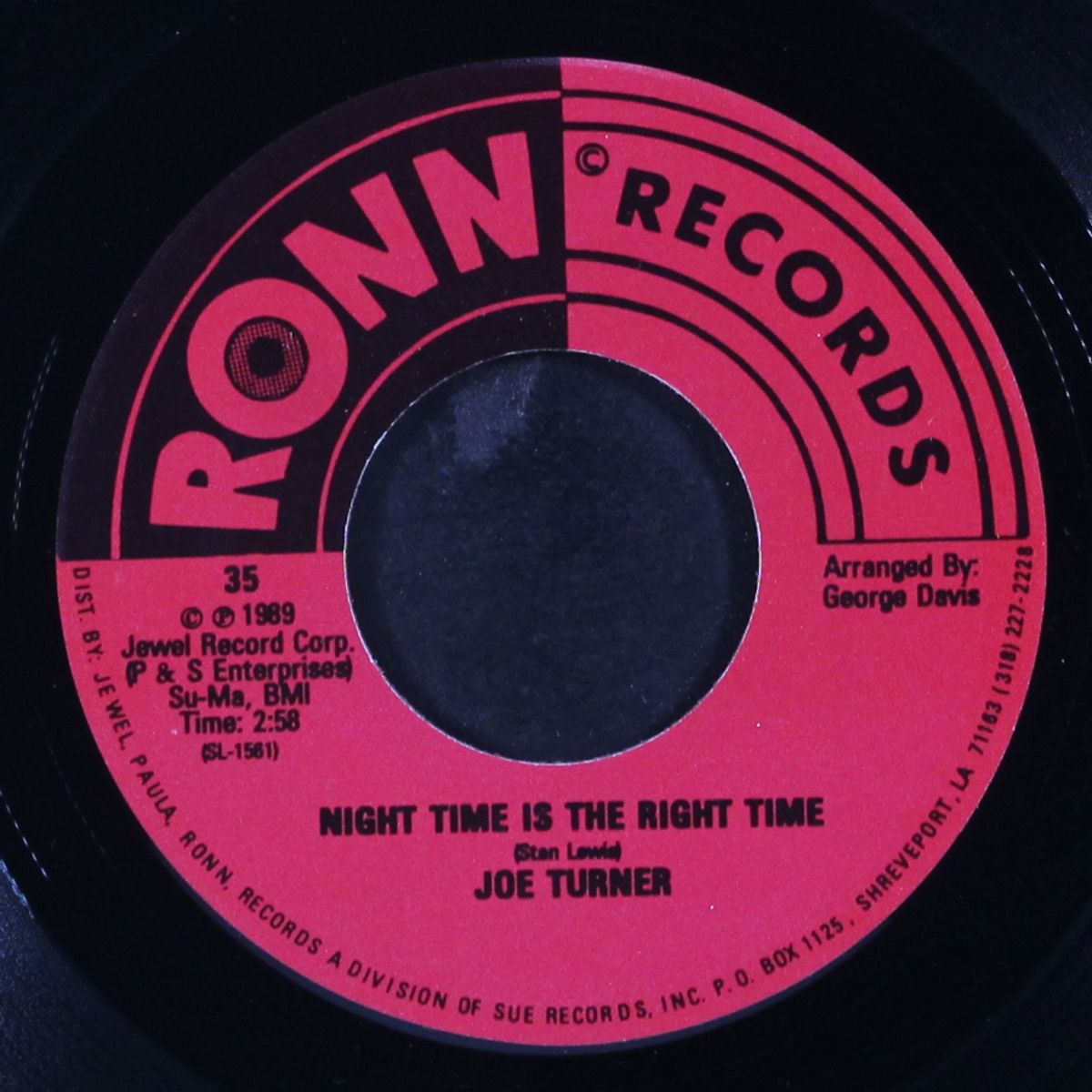 night time is the right time / morning glory by JOE TURNER
