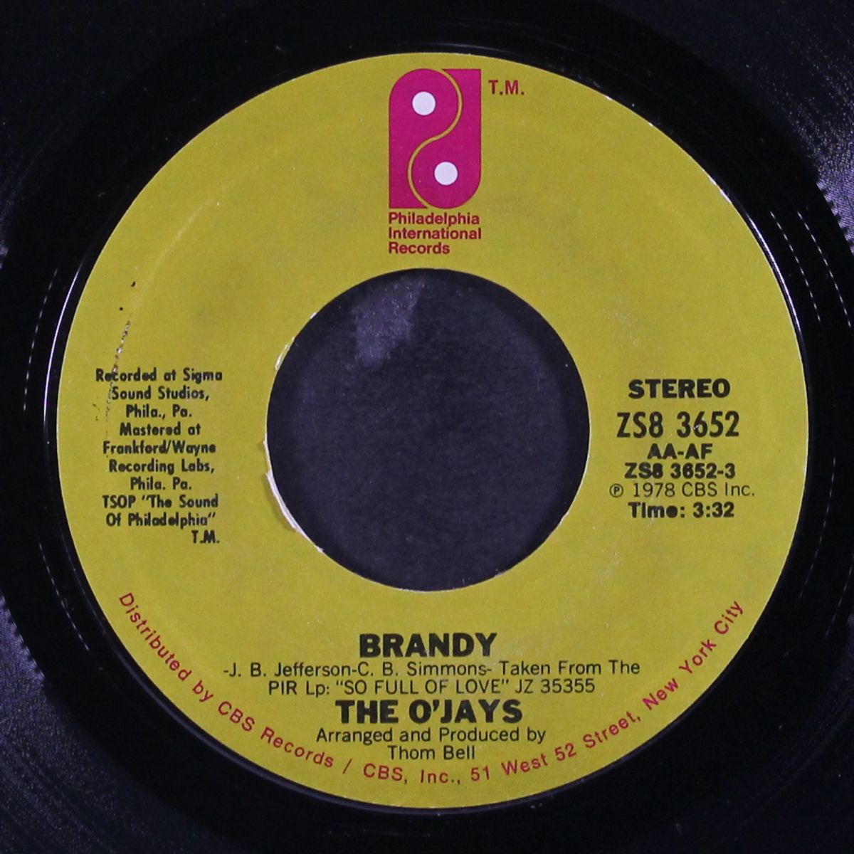 brandy by O'JAYS