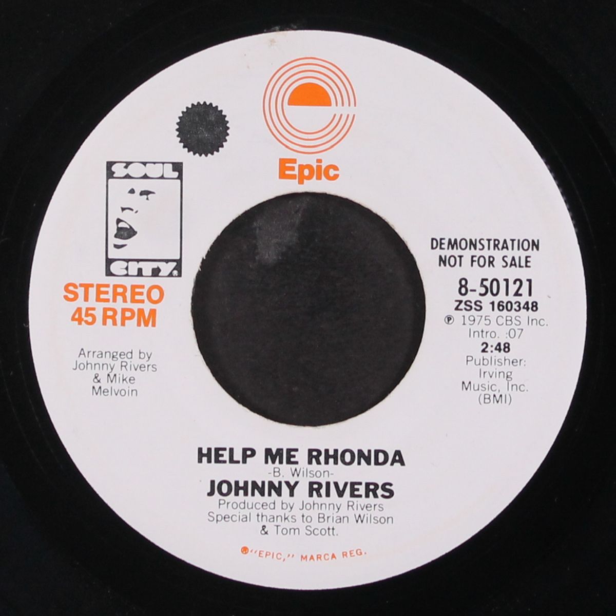help me rhonda / new lovers and old friends by JOHNNY RIVERS